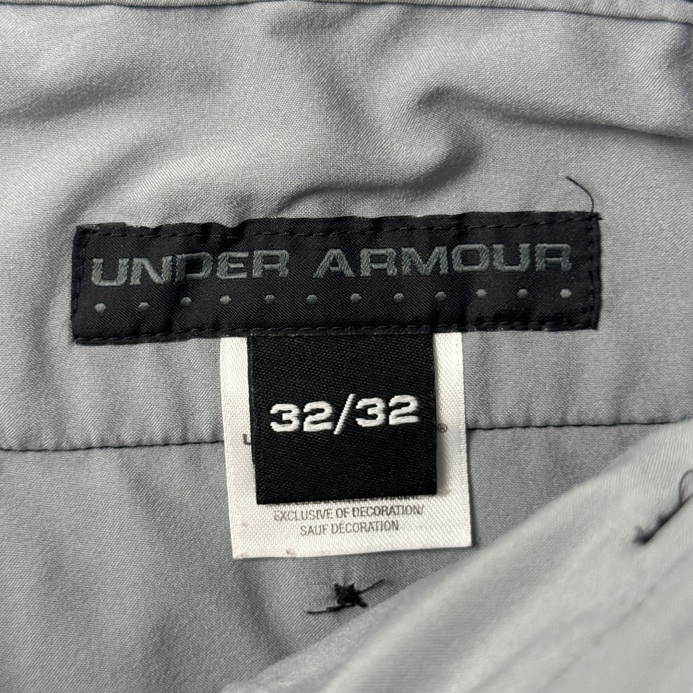 Under Armour Pants Mens 32x32 Black Nylon Stretch Straight Leg Golf Cold Weather - Picture 8 of 14